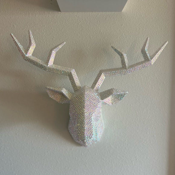 Other - Rhinestone Faux Deer Head Wall Decor